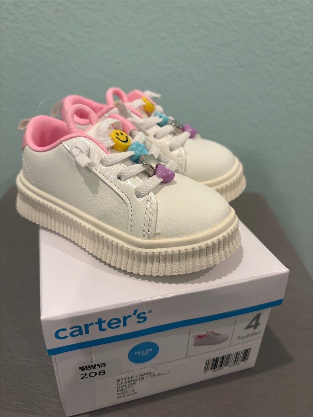 Carter's Toddler Girls White Sneakers